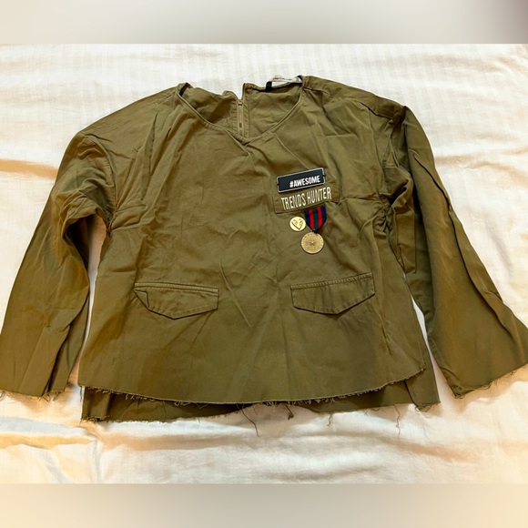 Zara Tops - Zara Oversized Military Top